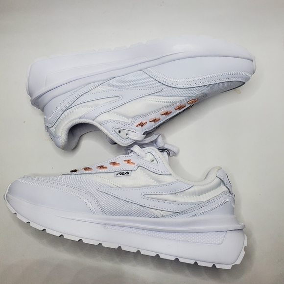 Fila Renno Pierced Sneakers - White - Women's Size 9.5 - NEW - Picture 10 of 11